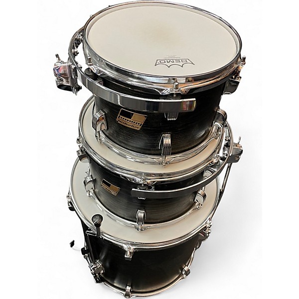 Used Ludwig 5 Piece BackBeat Elite 5-Piece Complete Midnight Grain Drum Kit
