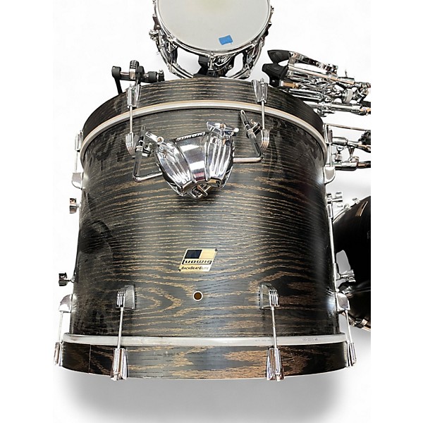 Used Ludwig 5 Piece BackBeat Elite 5-Piece Complete Midnight Grain Drum Kit