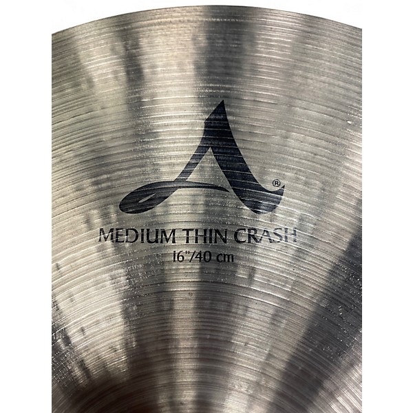 Used Zildjian 16in A Series Medium Thin Crash Cymbal