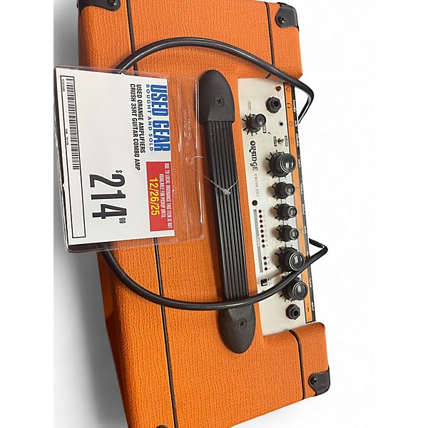Used Orange Amplifiers Crush 35RT Guitar Combo Amp