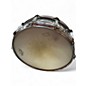 Used Ludwig 14in Chrome over brass super snare Silver Drum
