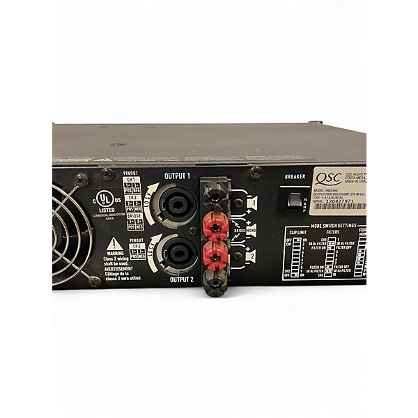 Used QSC RMX850 Power Amp