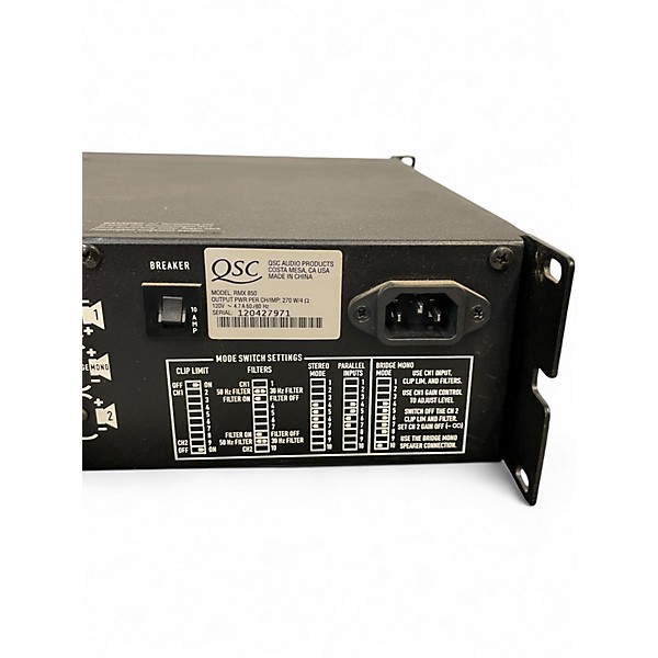 Used QSC RMX850 Power Amp