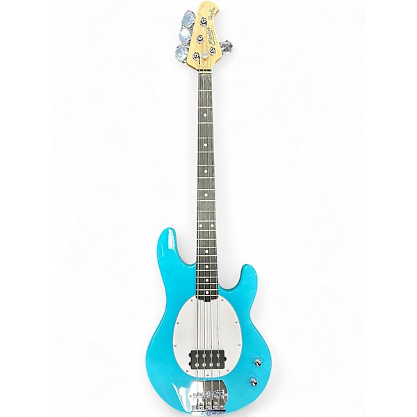 Used Sterling by Music Man Stingray Intro Series Electric Blue Electric Bass Guitar