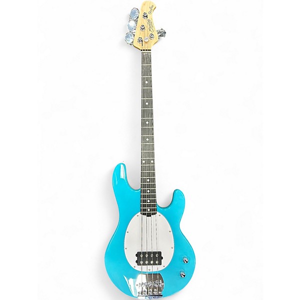 Used Sterling by Music Man Stingray Intro Series Electric Blue Electric Bass Guitar