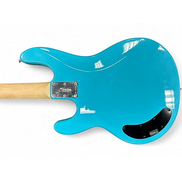 Used Sterling by Music Man Stingray Intro Series Electric Blue Electric Bass Guitar