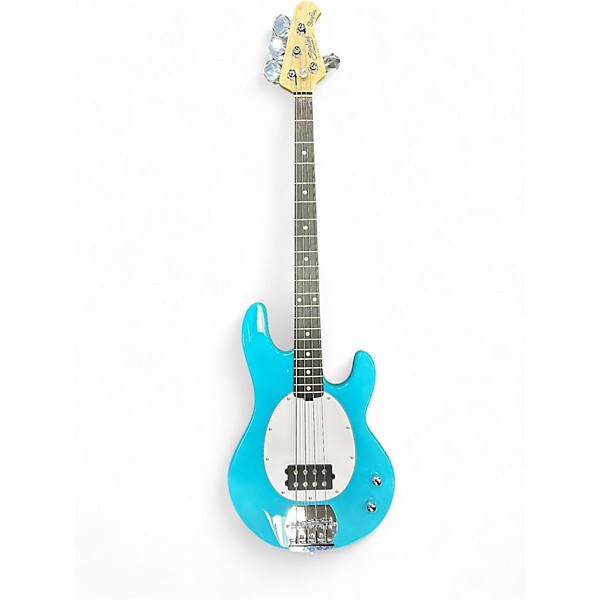 Used Sterling by Music Man Stingray Intro Series Electric Blue Electric Bass Guitar