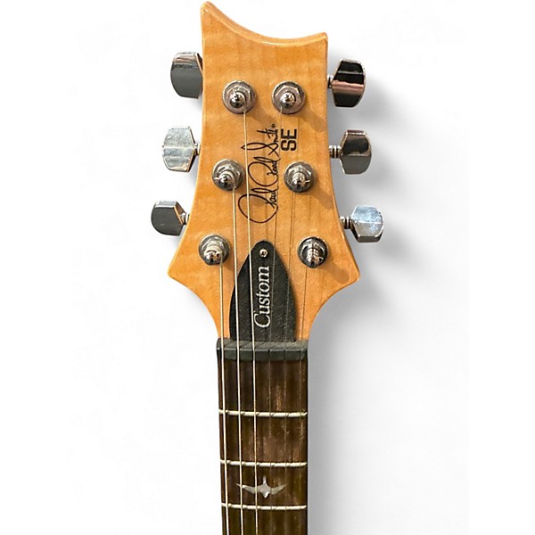 Used PRS SE Custom 22 Semi-Hollowbody SANTANA YELLOW Hollow Body Electric Guitar
