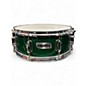 Used Mapex 5.5X14 M Series Snare Green Drum thumbnail
