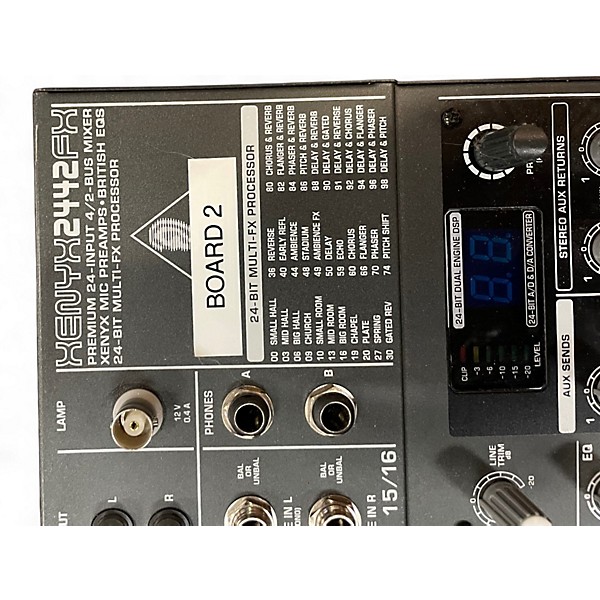 Used Behringer X2442USB Xenyx Unpowered Mixer