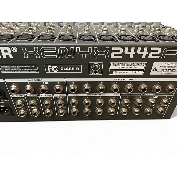 Used Behringer X2442USB Xenyx Unpowered Mixer