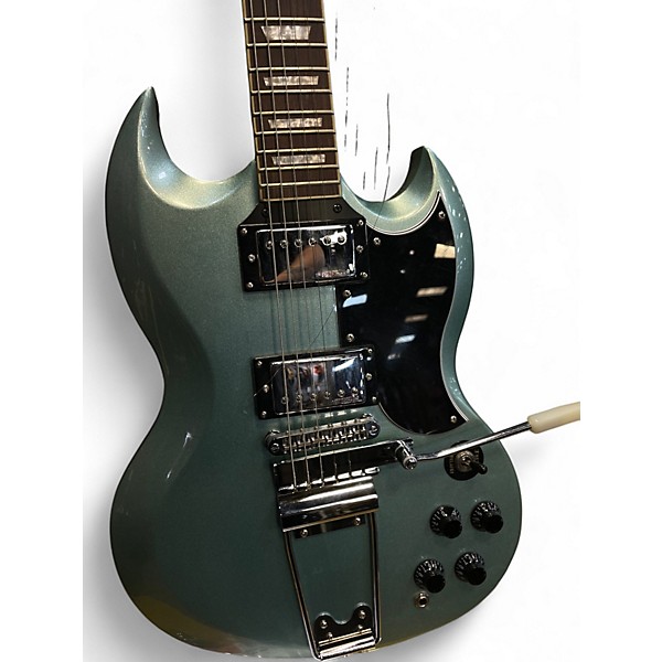 Used Vintage VS-6 DOUBLE CUT TEAL Solid Body Electric Guitar