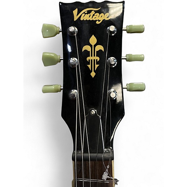 Used Vintage VS-6 DOUBLE CUT TEAL Solid Body Electric Guitar