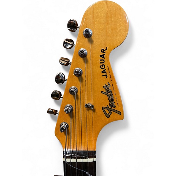 Used Fender 1962 American Vintage Jaguar Black Solid Body Electric Guitar