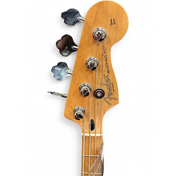 Used Fender Precision Bass Special Active Black Electric Bass Guitar