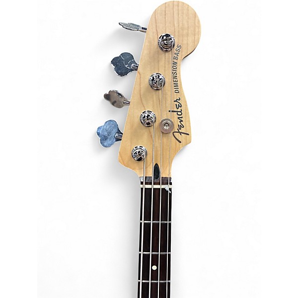 Used Fender Deluxe Dimension Bass Black Electric Bass Guitar
