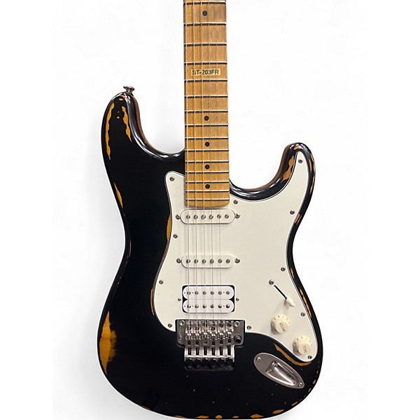 Used ESP LTD ST203 Black Solid Body Electric Guitar