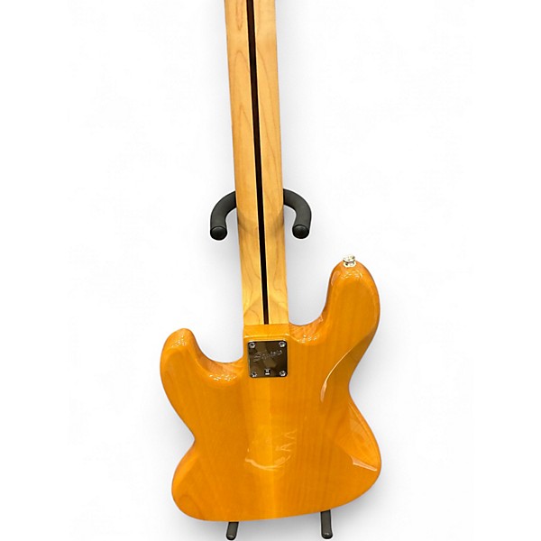 Used Squier Vintage Modified Jazz Bass Natural Electric Bass Guitar