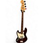 Used Fender Player Jazz Bass Left Handed Midnight Wine Electric Bass Guitar thumbnail