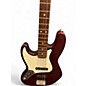 Used Fender Player Jazz Bass Left Handed Midnight Wine Electric Bass Guitar