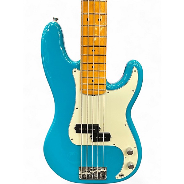 Used Fender AMERICAN PRO II P BASS 5 STRING MIAMI BLUE Electric Bass Guitar