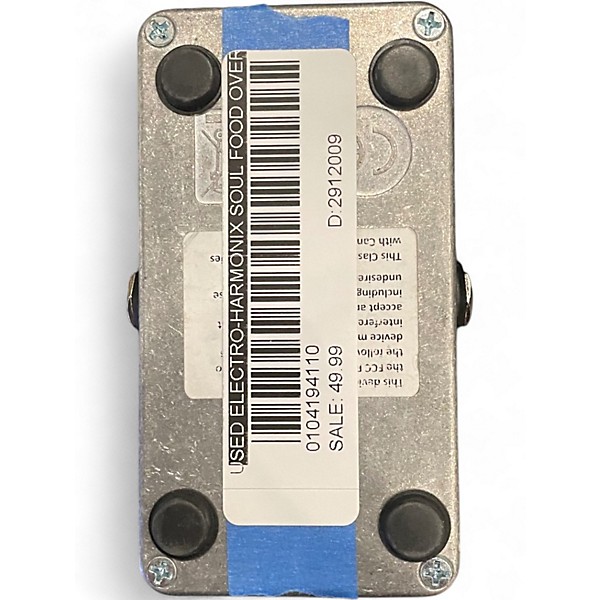 Used Electro-Harmonix Soul Food Overdrive Effect Pedal