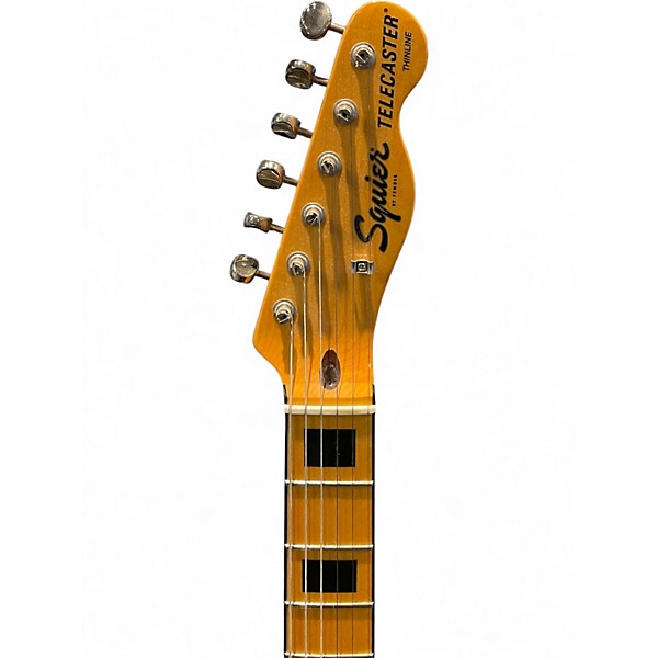 Used Squier Classic Vibe 70s Thinline Telecaster white Hollow Body Electric Guitar