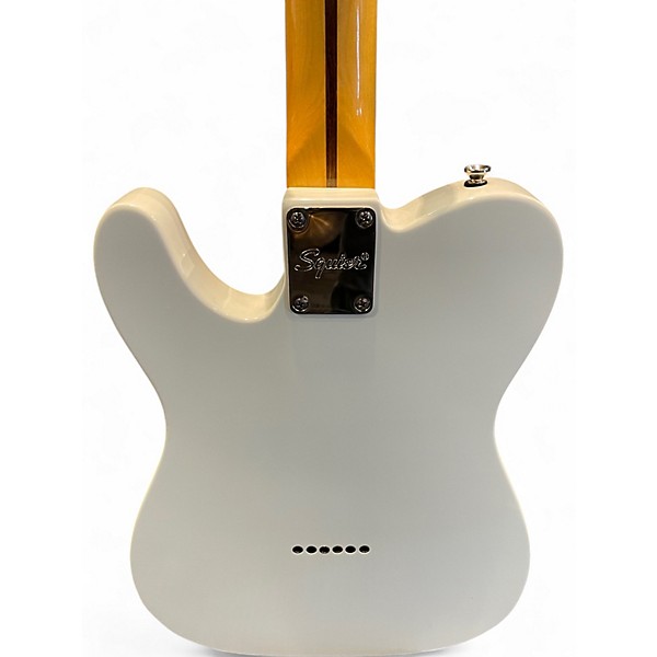 Used Squier Classic Vibe 70s Thinline Telecaster white Hollow Body Electric Guitar