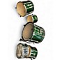 Used Pearl 5 Piece Export Emerald Green Drum Kit thumbnail