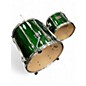 Used Pearl 5 Piece Export Emerald Green Drum Kit