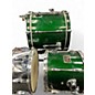 Used Pearl 5 Piece Export Emerald Green Drum Kit