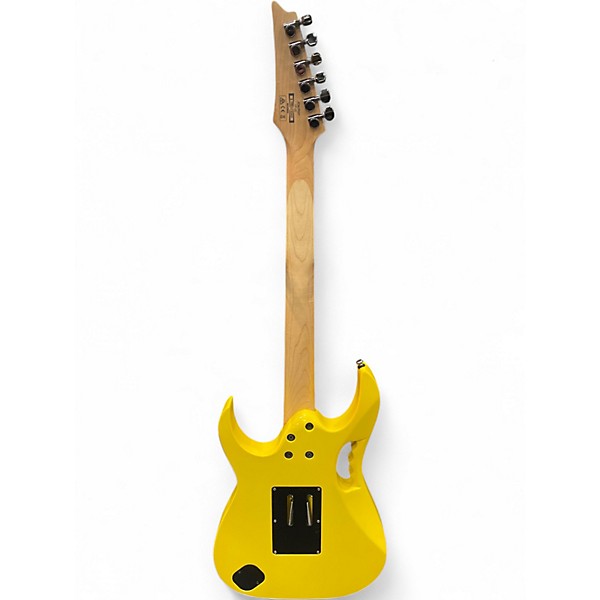 Used Ibanez JEMJR SP Steve Vai Signature Yellow Solid Body Electric Guitar