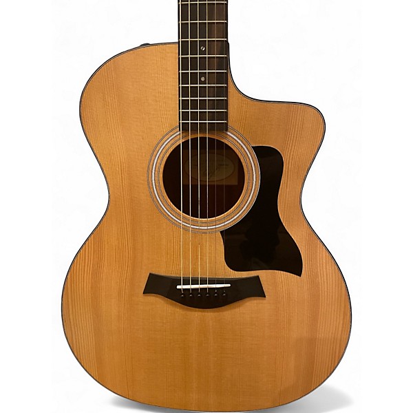 Used Taylor 114CE Natural Acoustic Electric Guitar
