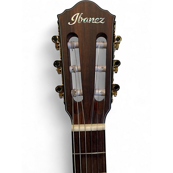 Used Ibanez frh10n Pink Classical Acoustic Electric Guitar