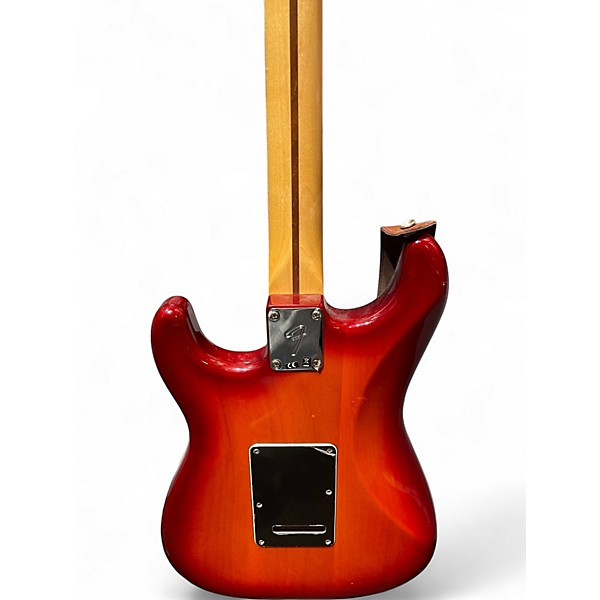 Used Fender Player Stratocaster HSS Plus Top Cherry Sunburst Solid Body Electric Guitar