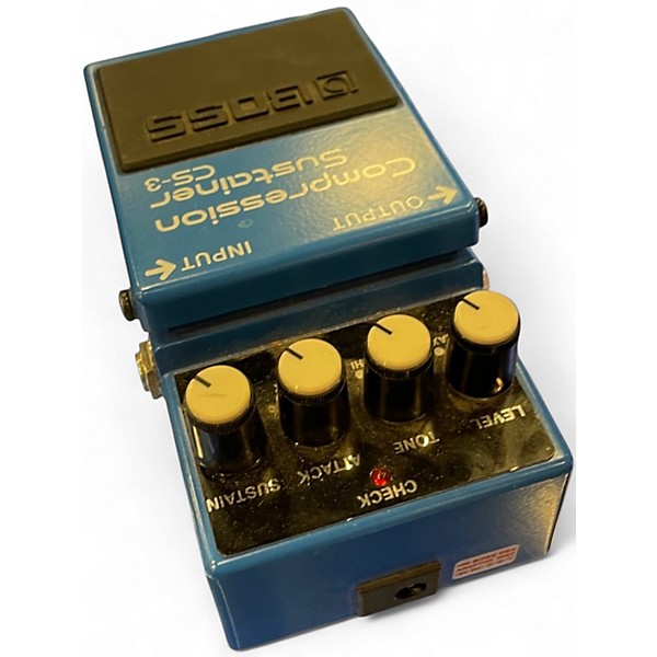 Used BOSS CS-3 SUSTAINER CS3 COMPRESSOR Effect Pedal