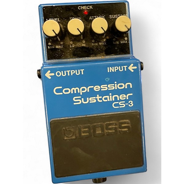 Used BOSS CS-3 SUSTAINER CS3 COMPRESSOR Effect Pedal