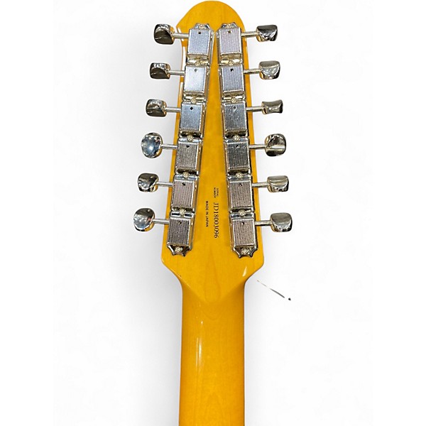 Used 2018 Fender stratocaster 12 string 3 Color Sunburst Solid Body Electric Guitar