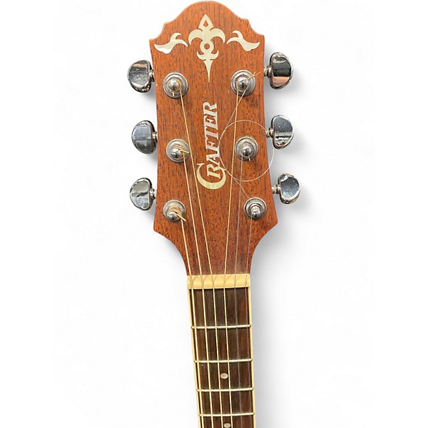 Used Crafter Guitars TE6MH MAHOGANY Acoustic Electric Guitar