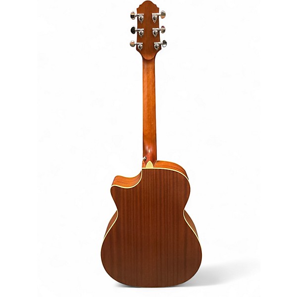 Used Crafter Guitars TE6MH MAHOGANY Acoustic Electric Guitar