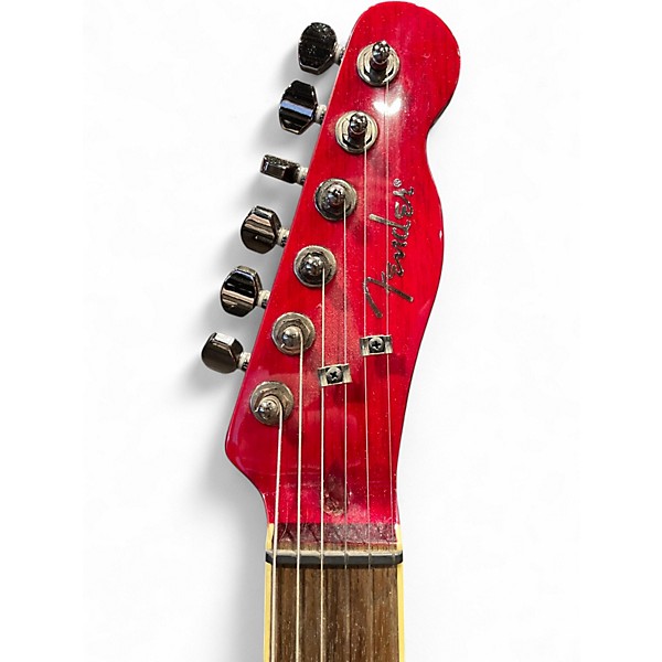 Used Fender Special Edition Custom Telecaster FMT HH Crimson Red Burst Solid Body Electric Guitar
