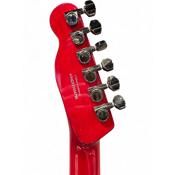 Used Fender Special Edition Custom Telecaster FMT HH Crimson Red Burst Solid Body Electric Guitar