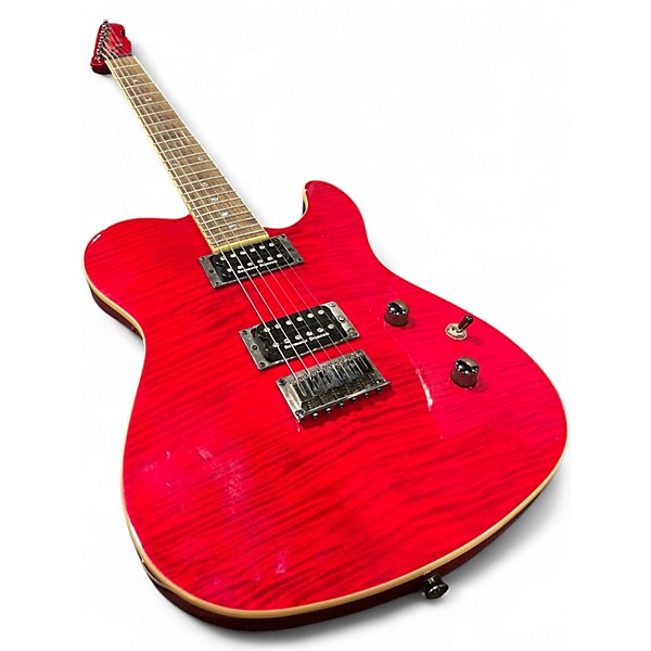 Used Fender Special Edition Custom Telecaster FMT HH Crimson Red Burst Solid Body Electric Guitar