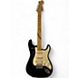 Used 2008 Fender Standard Stratocaster Black Solid Body Electric Guitar thumbnail