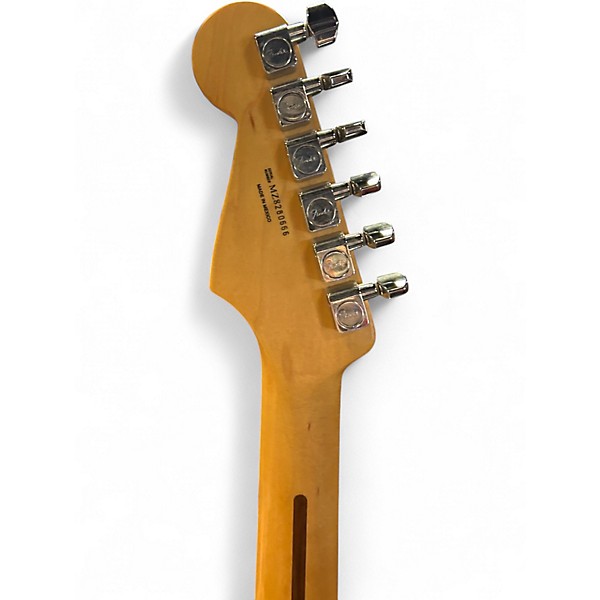 Used 2008 Fender Standard Stratocaster Black Solid Body Electric Guitar