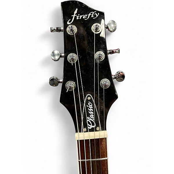 Used Firefly JA CLASSIC SEE THRU RED Hollow Body Electric Guitar