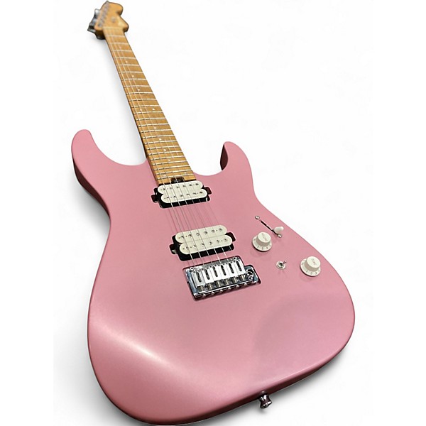 Used Charvel PRO MOD DK24 HH 2PT Pink Solid Body Electric Guitar