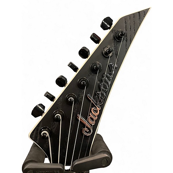 Used Jackson PRO SERIES JEFF LOOMIS SOLOIST SL7 Black Solid Body Electric Guitar