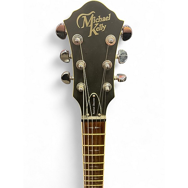 Used Michael Kelly PATRIOT DECREE Crimson Swirl Solid Body Electric Guitar