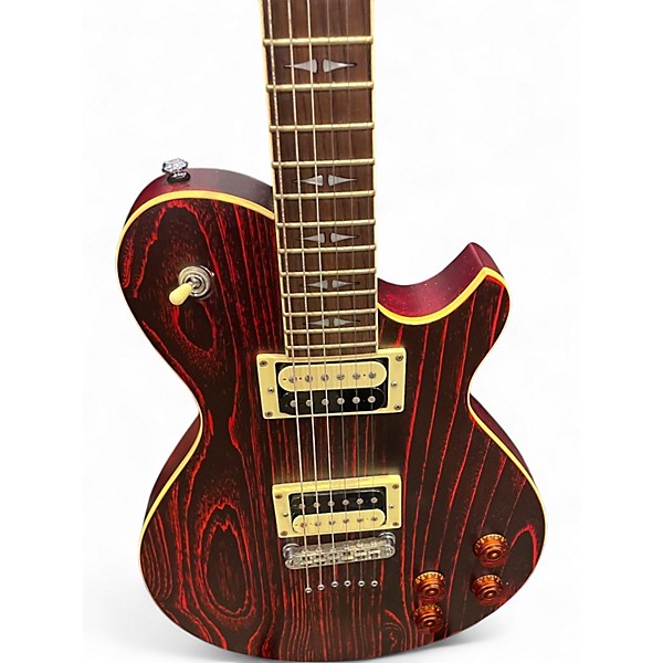 Used Michael Kelly PATRIOT DECREE Crimson Swirl Solid Body Electric Guitar